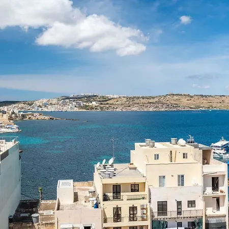 Getawaysmalta - Studio Penthouse With Seaview Terrace Lejlighed San Pawl il-Baħar